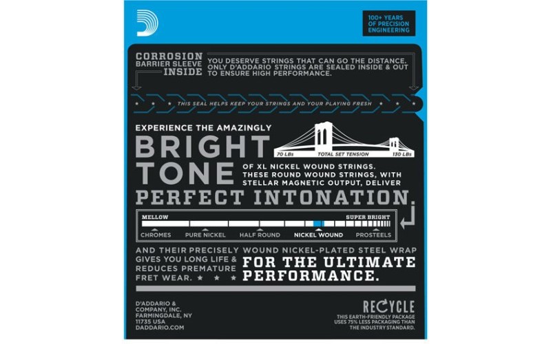 D'ADDARIO EXL130 - струны для электрогитары