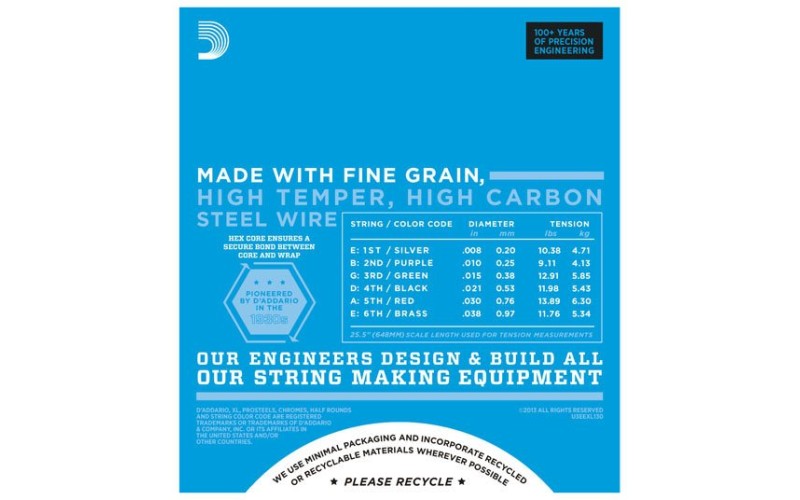 D'ADDARIO EXL130 - струны для электрогитары