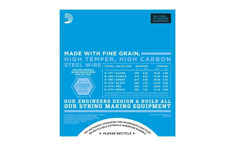 D'ADDARIO EXL140 - струны для электрогитары