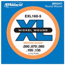 D'ADDARIO EXL160-5 - струны для 5-ти струнной бас-гитары