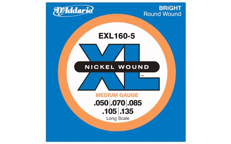 D'ADDARIO EXL160-5 - струны для 5-ти струнной бас-гитары