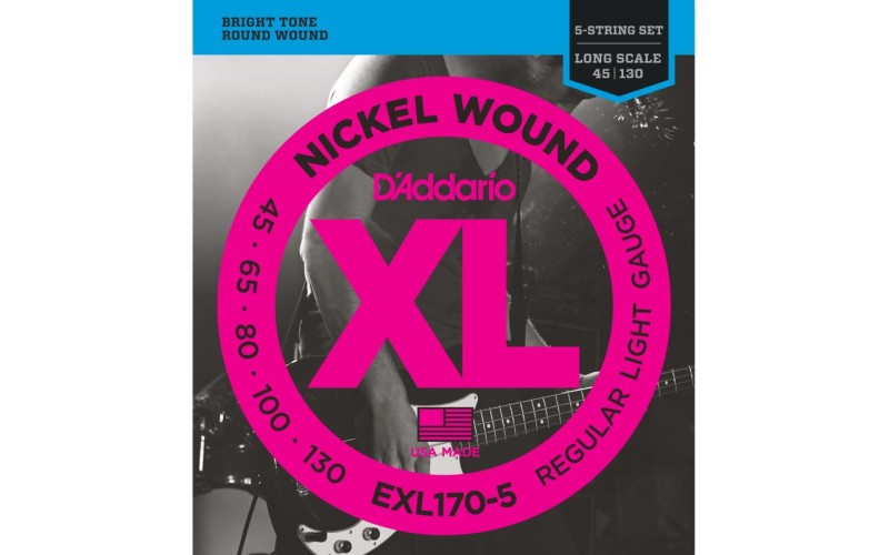 D'ADDARIO EXL170-5 - струны для 5-ти струнной бас-гитары