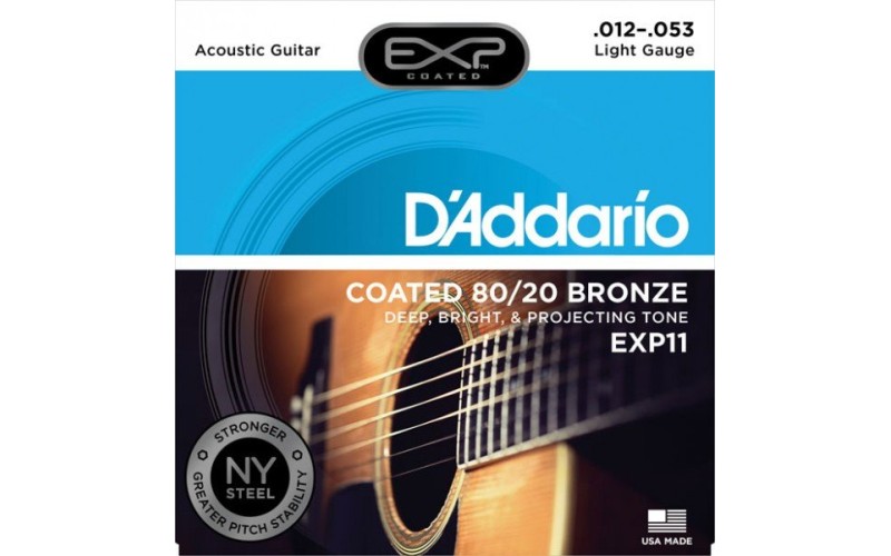 D'ADDARIO EXP11 - струны для акустической гитары
