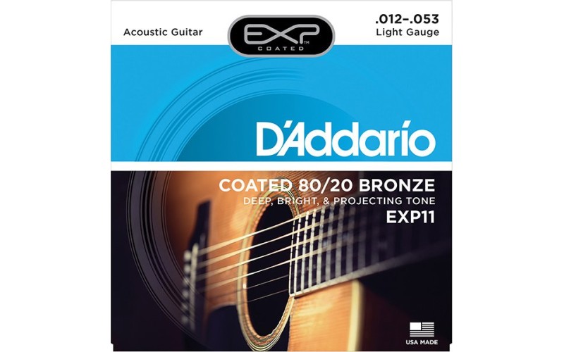 D'ADDARIO EXP11 - струны для акустической гитары