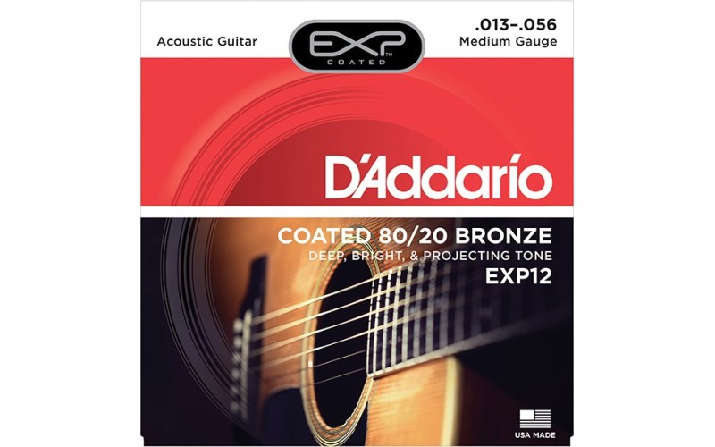 D'ADDARIO EXP12 - струны для акустической гитары