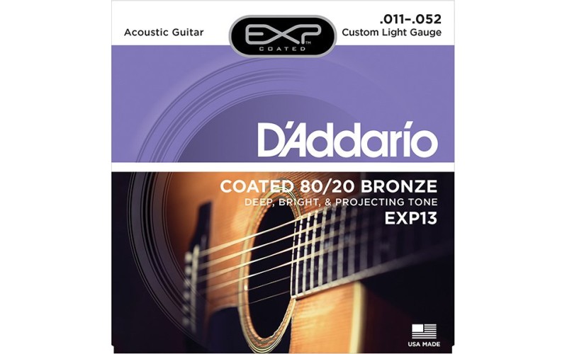 D'ADDARIO EXP13 - струны для акустической гитары