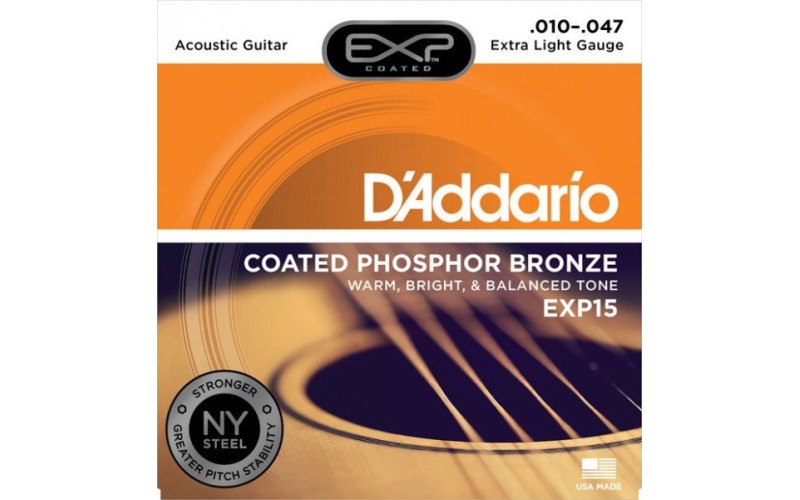 D'ADDARIO EXP15 - струны для акустической гитары