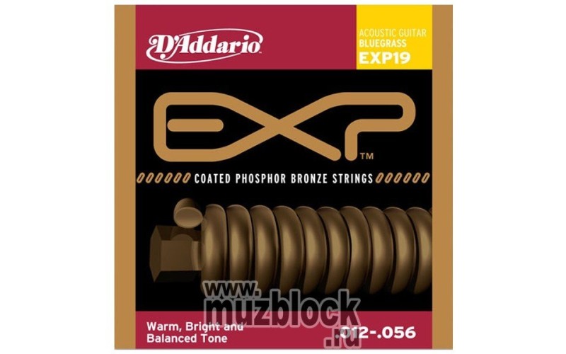 D'ADDARIO EXP19 - струны для акустической гитары