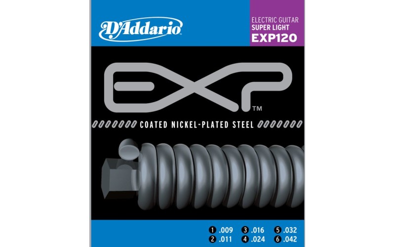 D'ADDARIO EXP120  - струны для электрогитары