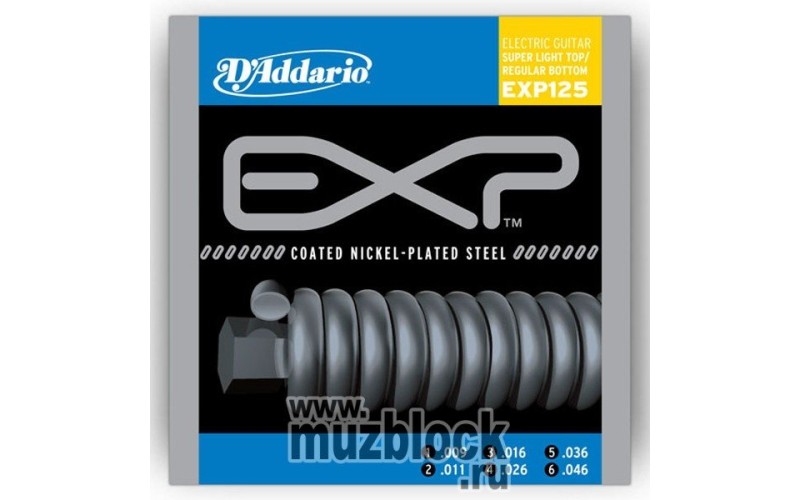 D'ADDARIO EXP125  - струны для электрогитары