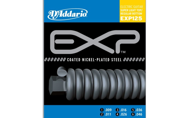 D'ADDARIO EXP125  - струны для электрогитары