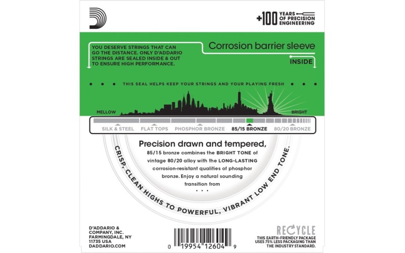 D'ADDARIO EZ890 - струны для акустической гитары