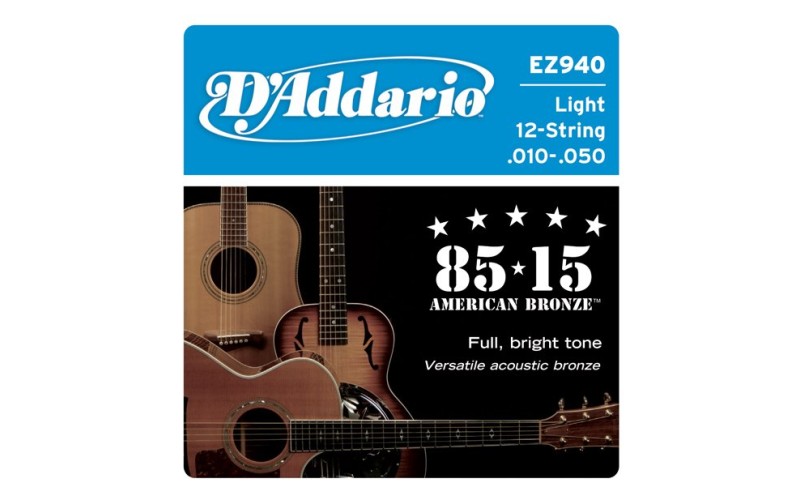 D'ADDARIO EZ940 - струны для 12-струнной гитары