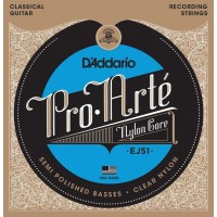 D'ADDARIO EJ51 - студийные нейлоновые струны для классической гитары, Pro Arte