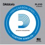 D'ADDARIO PL010 - Plain Steel - одиночная струна .010