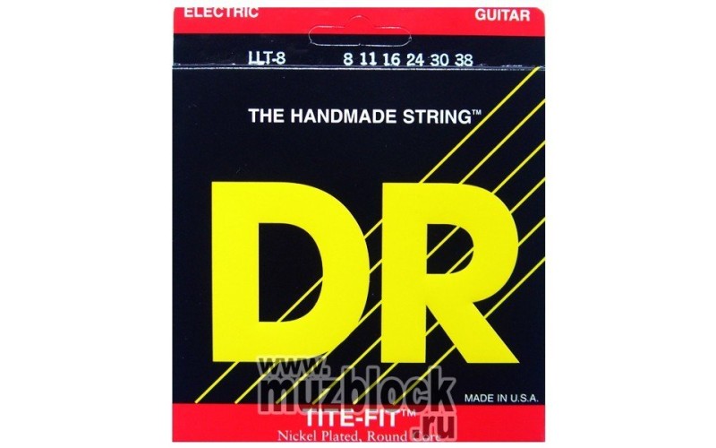 DR LLT-8 - серия TITE-FIT - струны для электрогитары