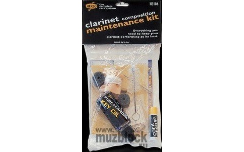 DUNLOP HE106 - сервисный набор аксессуаров для ухода за композитным кларнетом