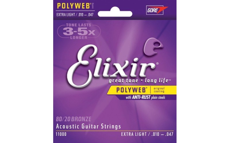 ELIXIR 11000 - струны для акустической гитары