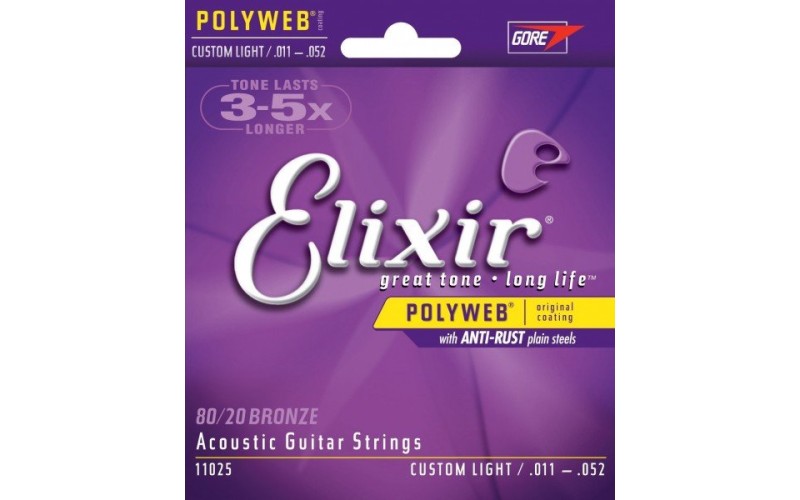 ELIXIR 11025 - струны для акустической гитары