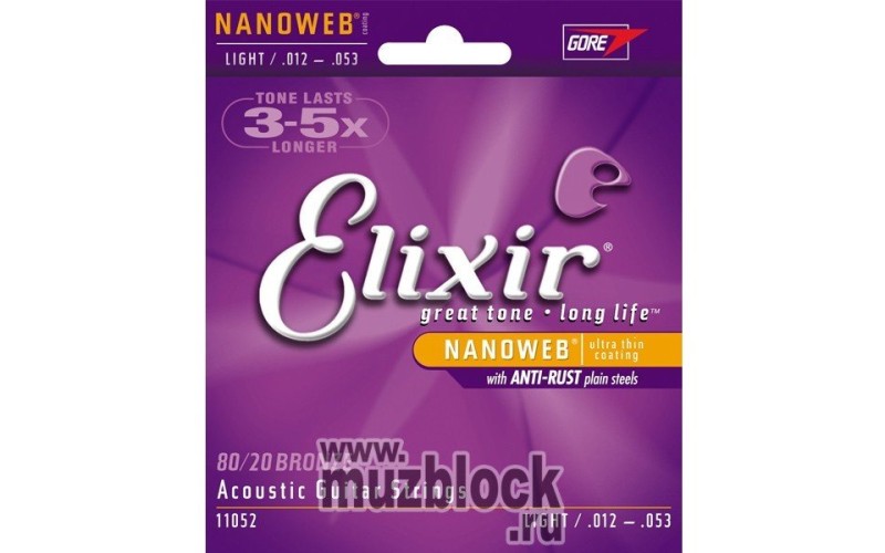 ELIXIR 11052 - струны для акустической гитары