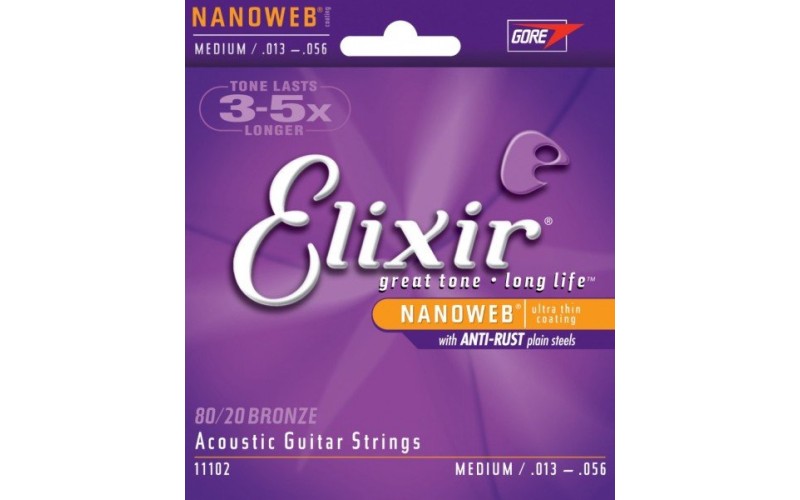 ELIXIR 11102 - струны для акустической гитары