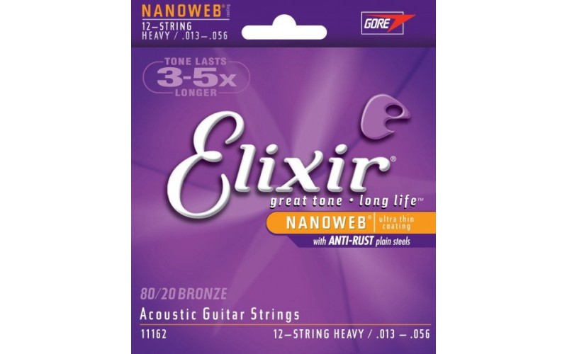 ELIXIR 11162 - струны для 12-струнной гитары
