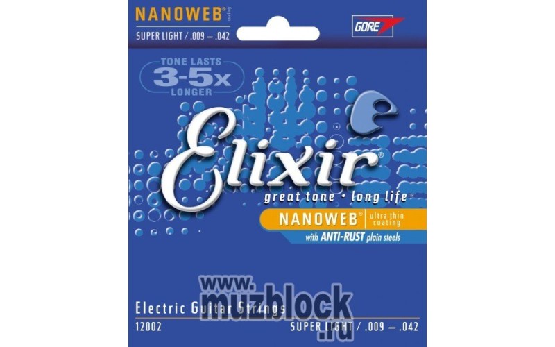 ELIXIR 12002 - струны для электрогитары
