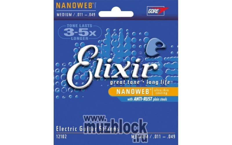 ELIXIR 12102 - струны для электрогитары