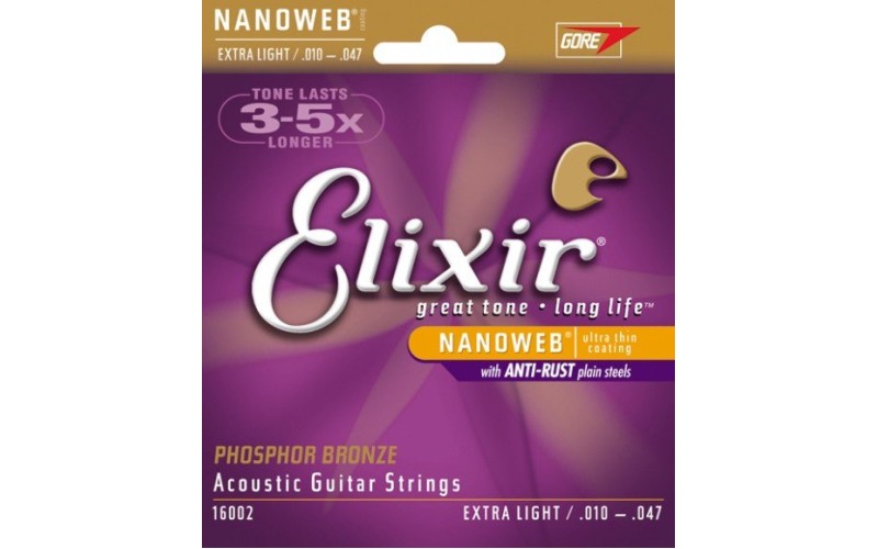 ELIXIR 16002 - струны для акустической гитары