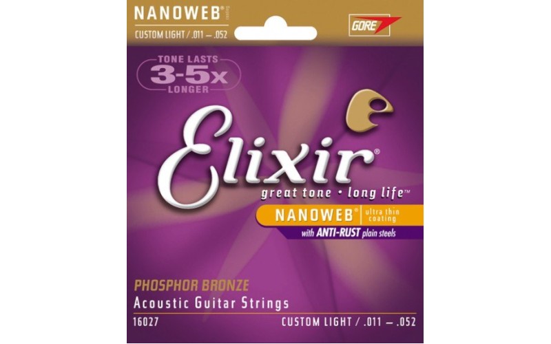 ELIXIR 16027 - струны для акустической гитары