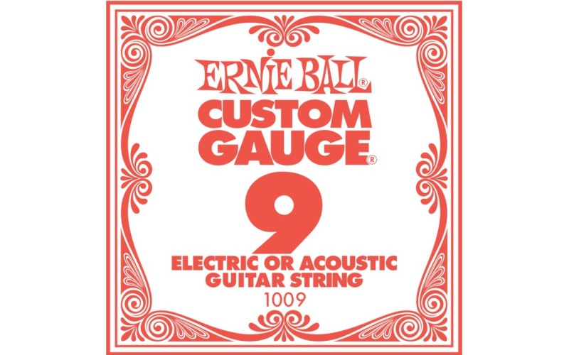 ERNIE BALL 1009 - одиночная струна  .009