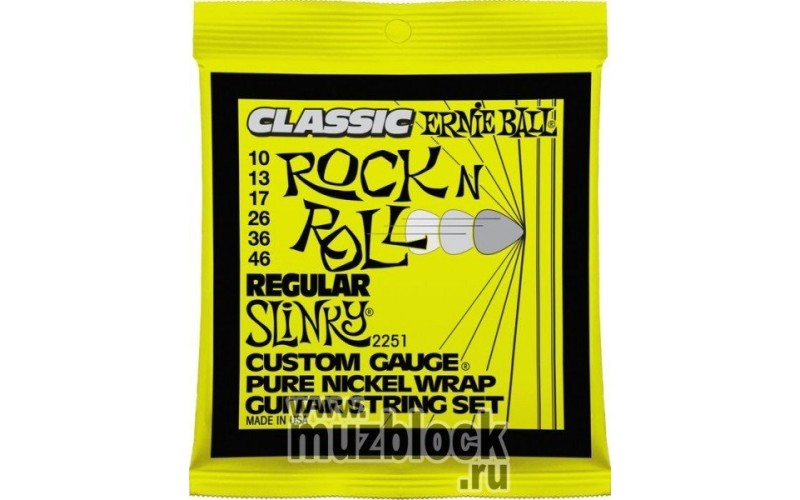 ERNIE BALL 2251 - струны для электрогитары