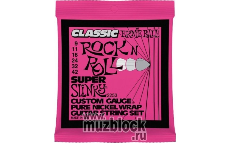 ERNIE BALL 2253 - струны для электрогитары