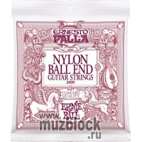 ERNIE BALL 2409 - нейлоновые струны для классической гитары, среднее нятяжение, Ball-End, Ernesto Pa