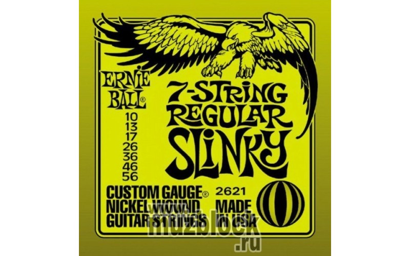 ERNIE BALL 2621 - струны для электрогитары