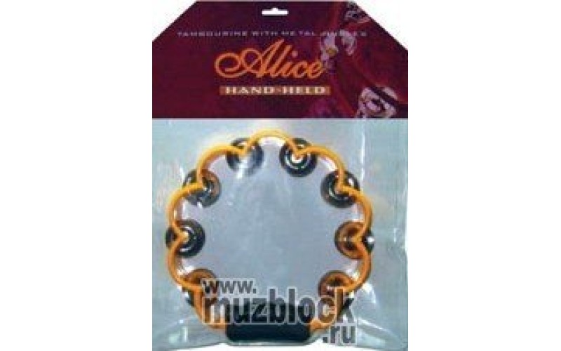 ALICE ATB001 - пластиковый тамбурин в форме цветка