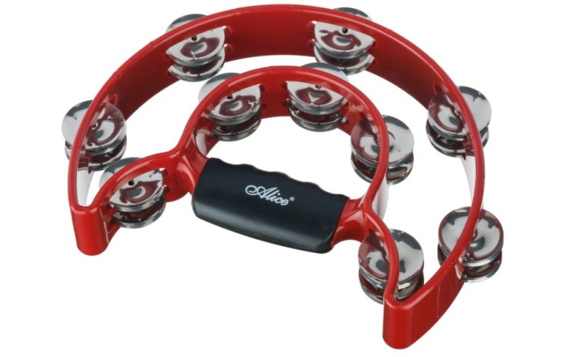 ALICE ATB002 - пластиковый тамбурин в форме двойного полумесяца