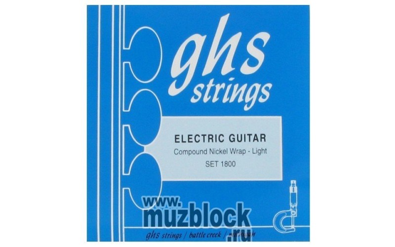 GHS 1800 - струны для электрогитары