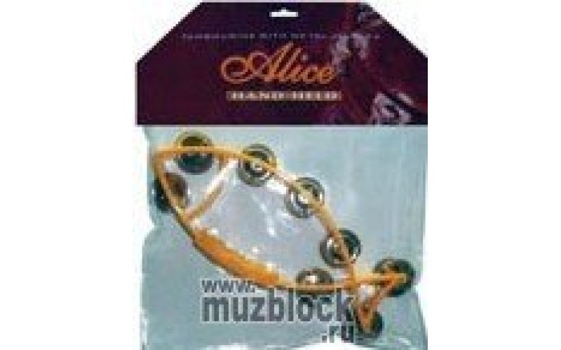 ALICE ATB003 - пластиковый тамбурин в форме рыбки