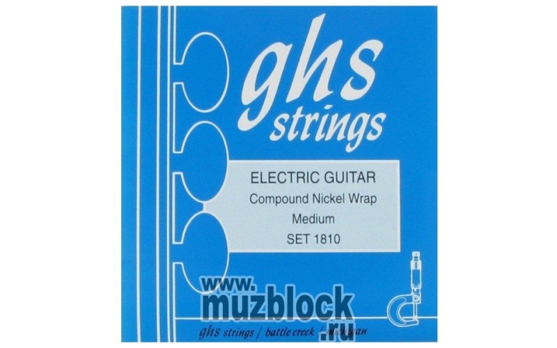 GHS 1810 - струны для электрогитары