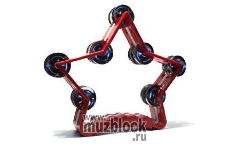 ALICE ATB004 - пластиковый тамбурин в форме звездочки