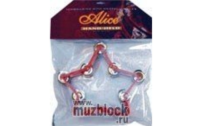 ALICE ATB004 - пластиковый тамбурин в форме звездочки