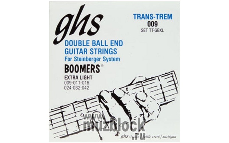 GHS TT-GBXL - струны электрогитары (headless)