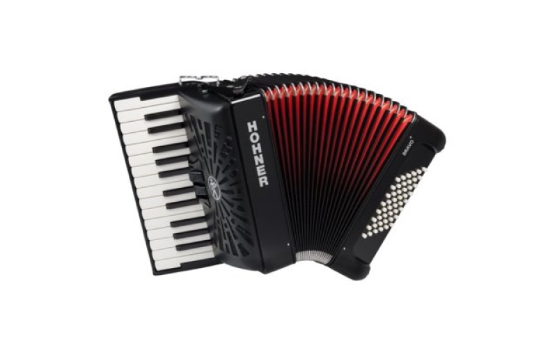 HOHNER Bravo II 48 (A16521) black - аккордеон 1/2