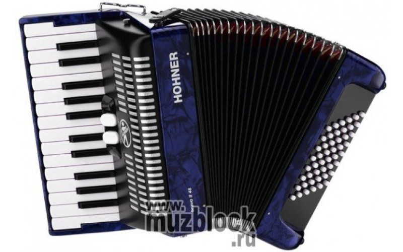 HOHNER Bravo II 48 (A4054) blue - аккордеон для малышей