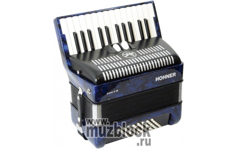 HOHNER Bravo II 48 (A4054) blue - аккордеон для малышей