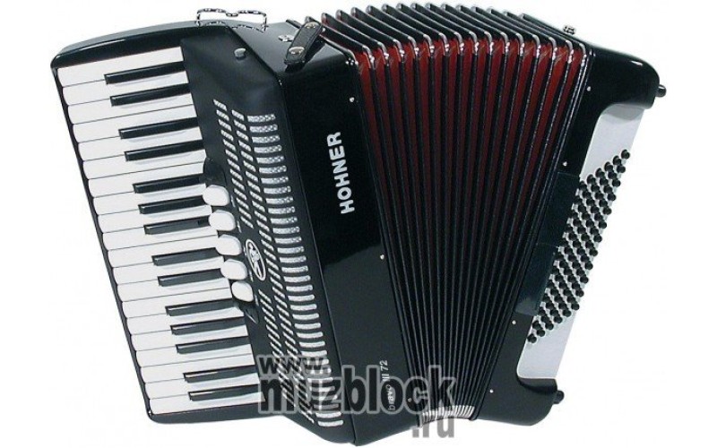HOHNER Bravo III 72 (A4062) black - аккордеон 3/4