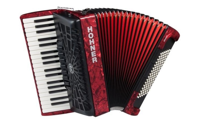 HOHNER Bravo III 96 (4073) red - аккордеон 7/8