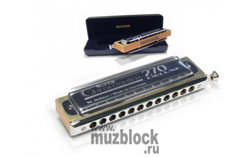 HOHNER Chromonica 270 Delux 270/48 C (M754001) - губная гармошка