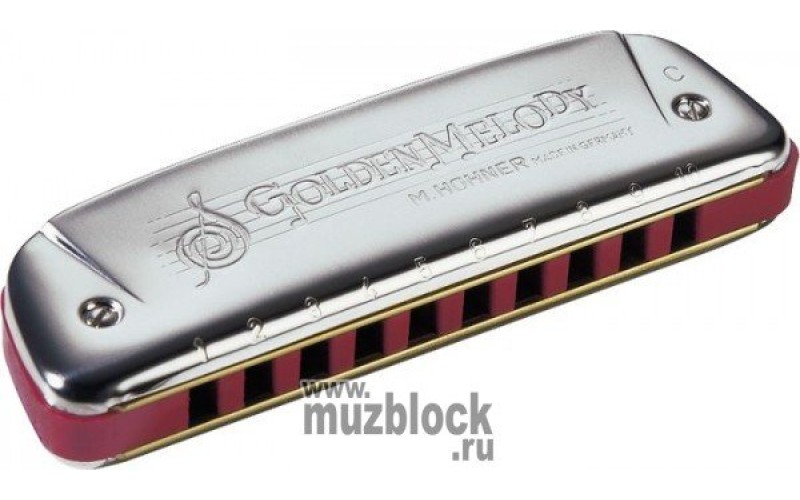 HOHNER Golden Melody 542/20 F# (M542076) - губная гармошка